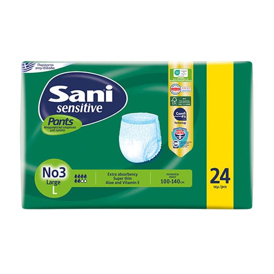 Sani Sensitive Pants Size Large - 24 Pcs - Bloom Pharmacy