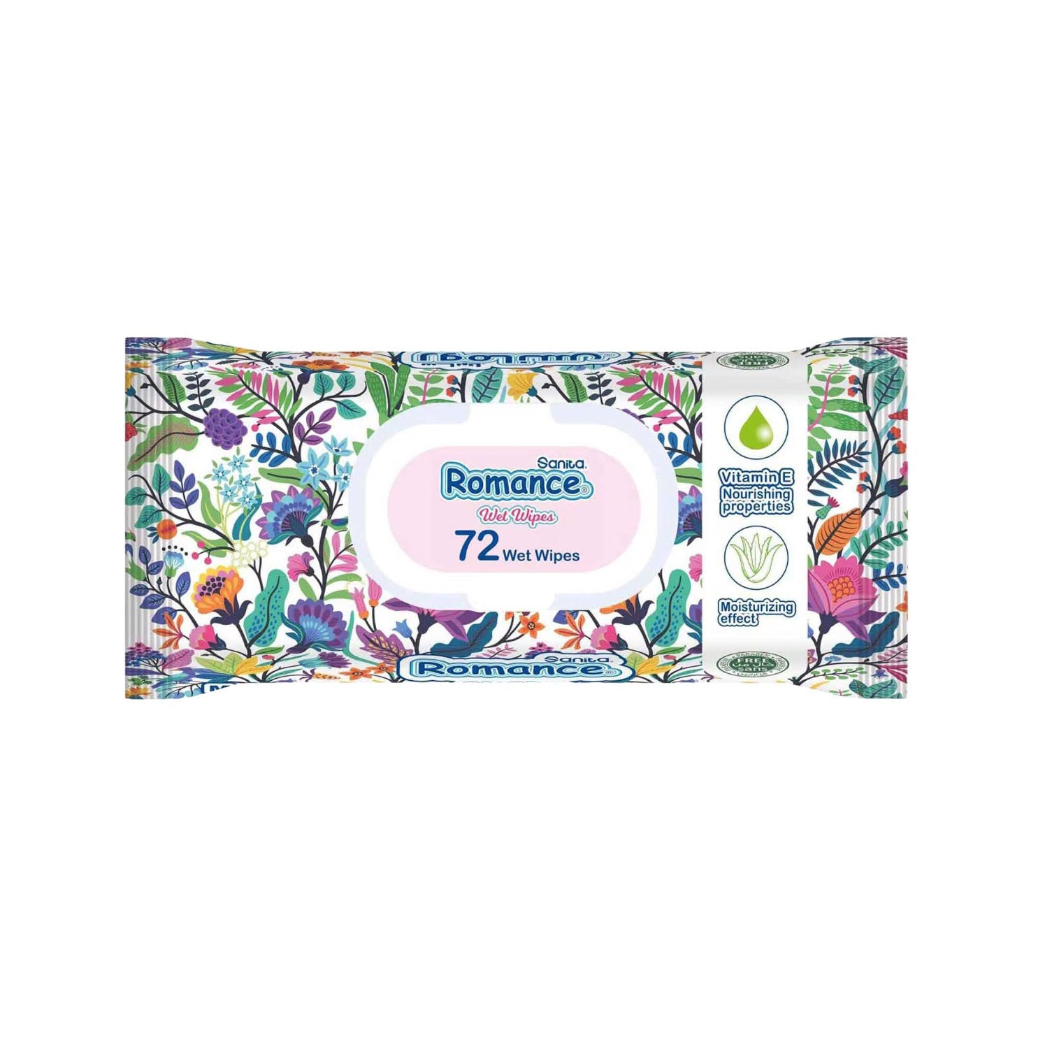 Sanita Romance Wet Wipes - 72 Wipes - Bloom Pharmacy