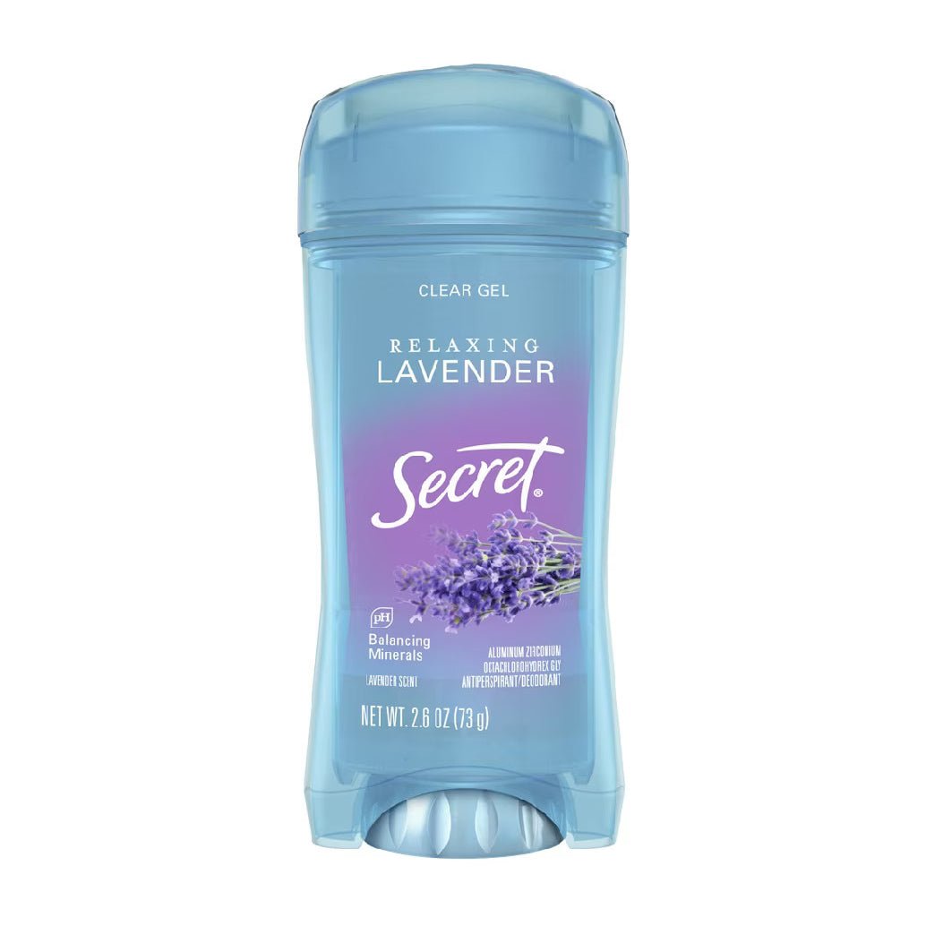 Secret Relaxing Lavender Antiperspirant Clear Gel - 73gm - Bloom Pharmacy