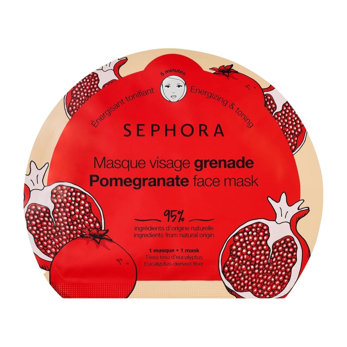 Sephora Pomegranta Face Mask - 1 Mask - Bloom Pharmacy