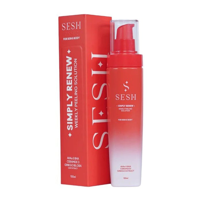 Sesh Simply Renew Weekly Peeling Solution - 150ml - Bloom Pharmacy