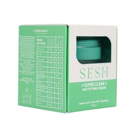 Sesh Super Clear Mattifying Cream - 50gm - Bloom Pharmacy
