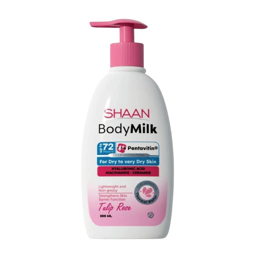 Shaan Tulip Rose Body Milk Lotion - 300ml - Bloom Pharmacy