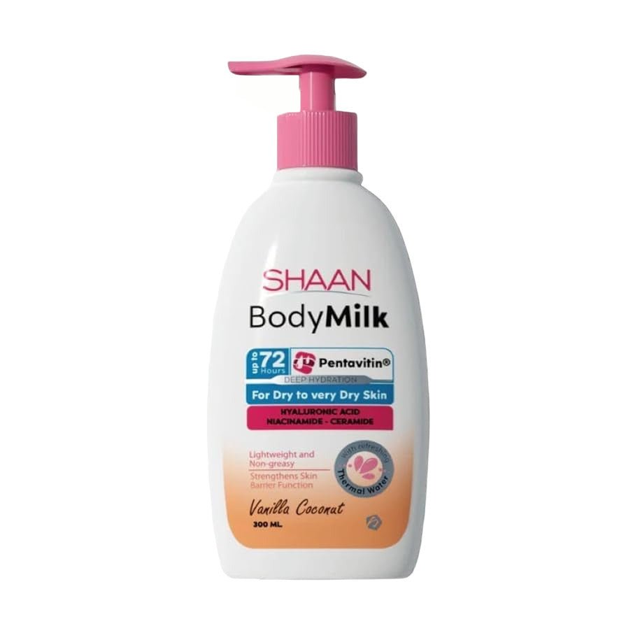 Shaan Vanilla Coconut Body Milk Lotion - 300ml - Bloom Pharmacy