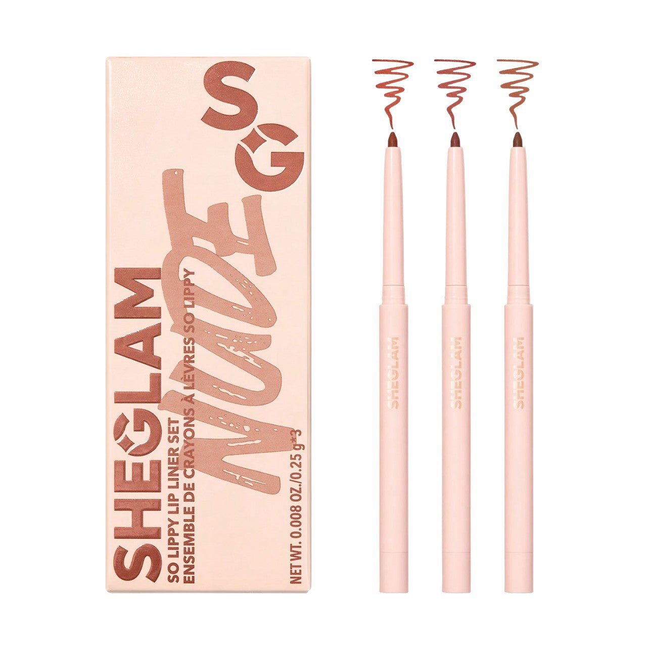 Shaglam So Lippy Lip Liner Set - Au Naturel - Bloom Pharmacy