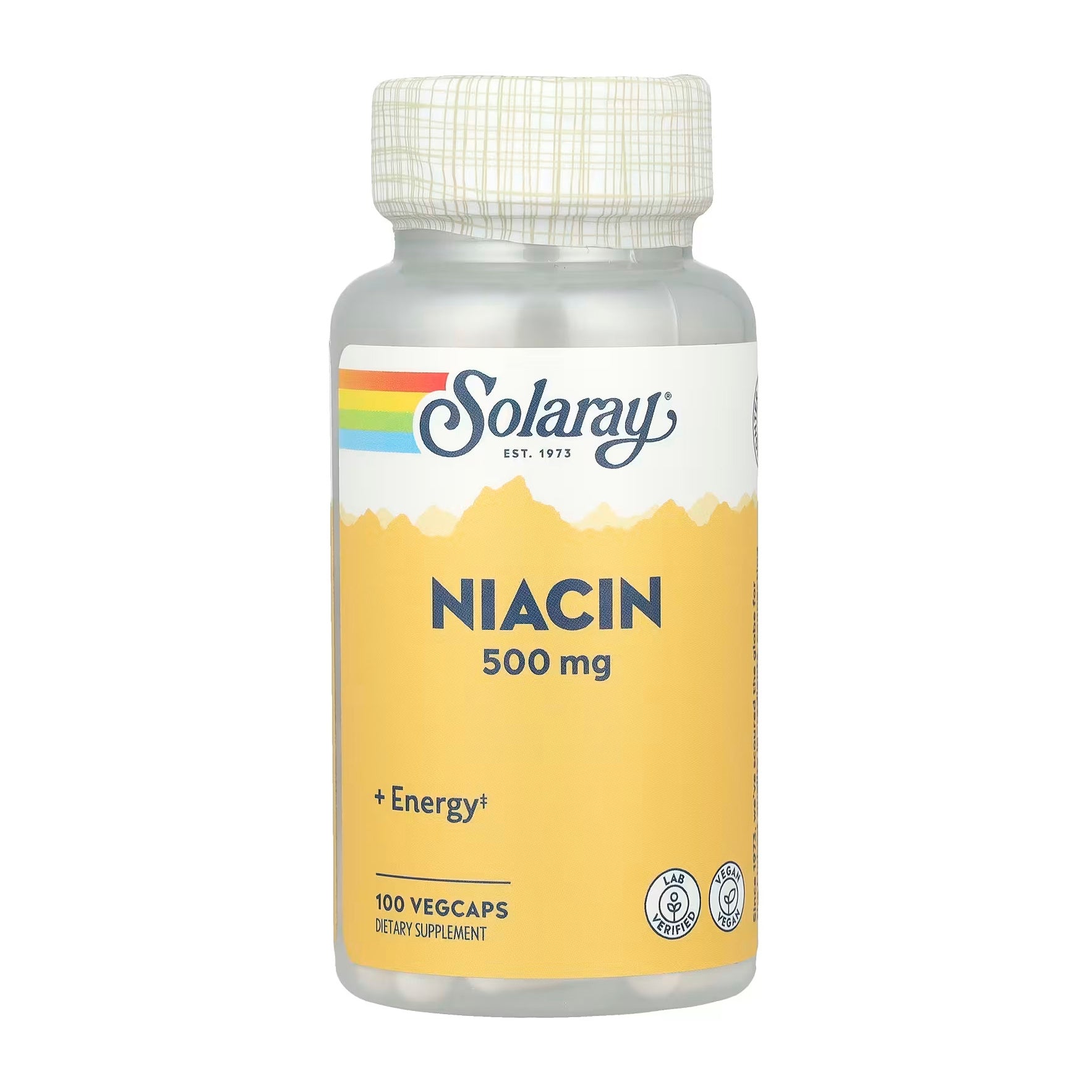 Solaray Niacin 500 Mg Vegcaps - 100 Vegcaps - Bloom Pharmacy