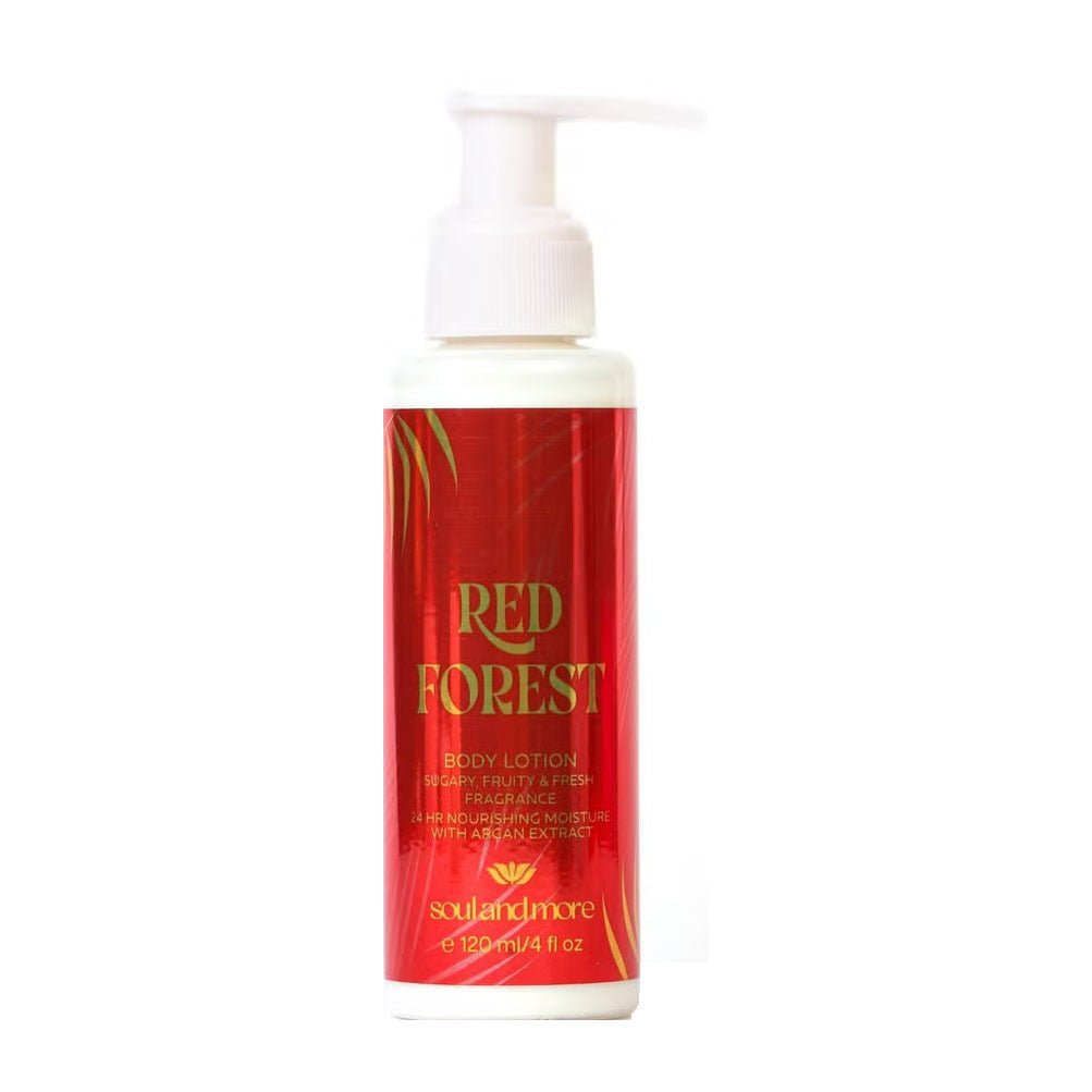 Soul & More Red Forest Body Lotion – 120ml - Bloom Pharmacy
