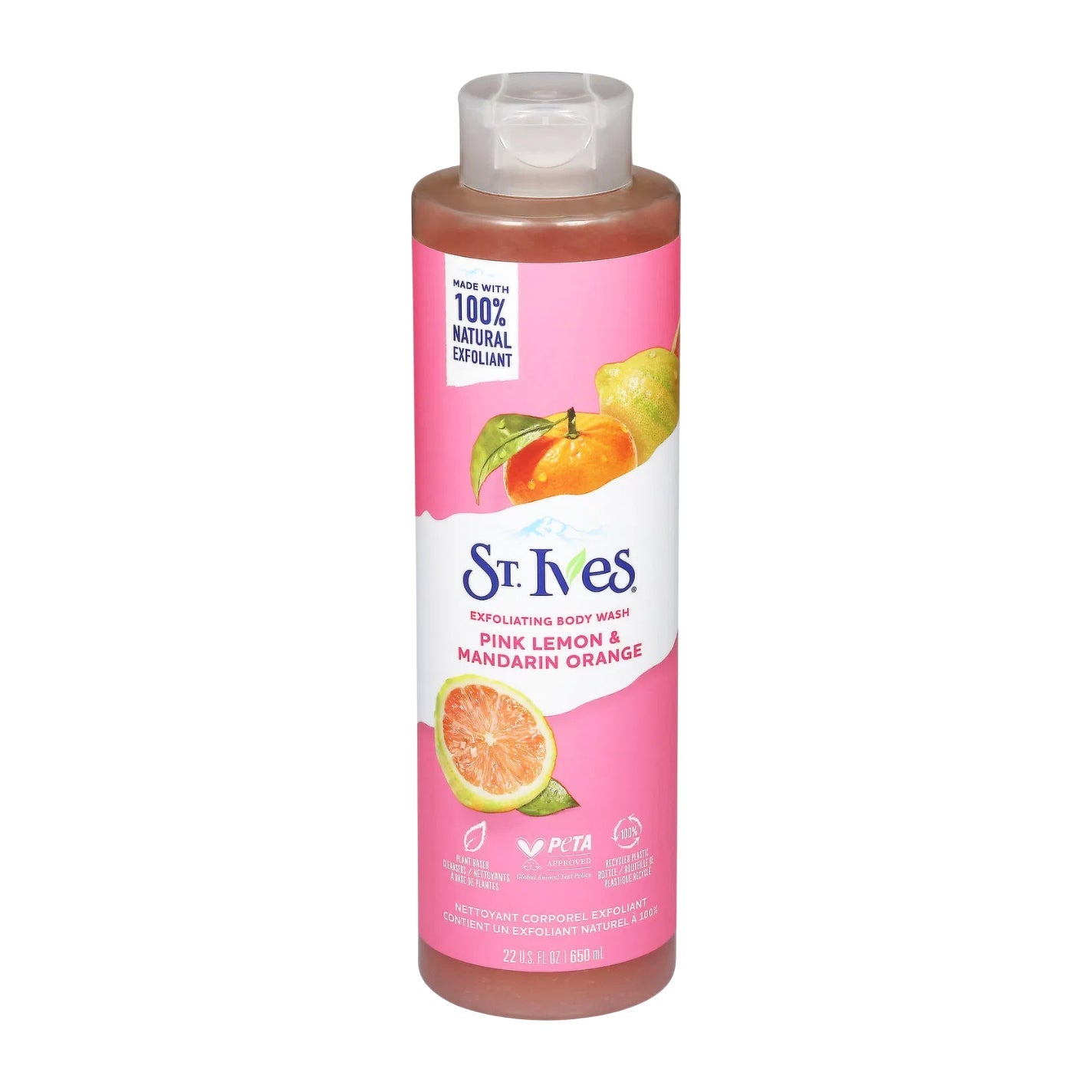 St. Ives Pink Lemon & Mandarin Body Wash - 650ml - Bloom Pharmacy