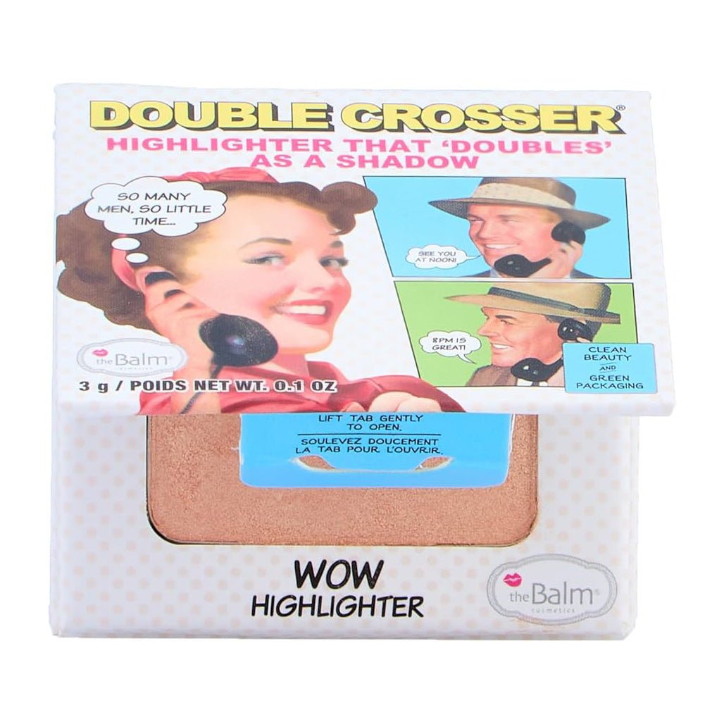 The Balm Double Crosser Wow Highlighter - 3gm - Bloom Pharmacy
