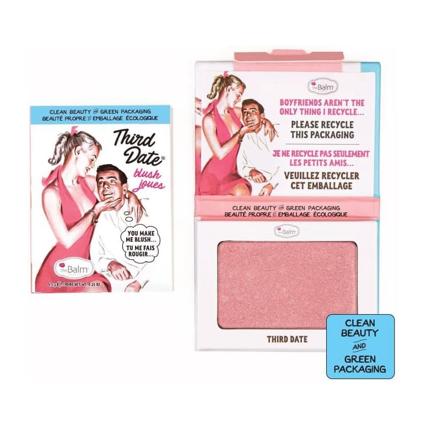 The Balm Third Date Blusher - 6.5gm - Bloom Pharmacy