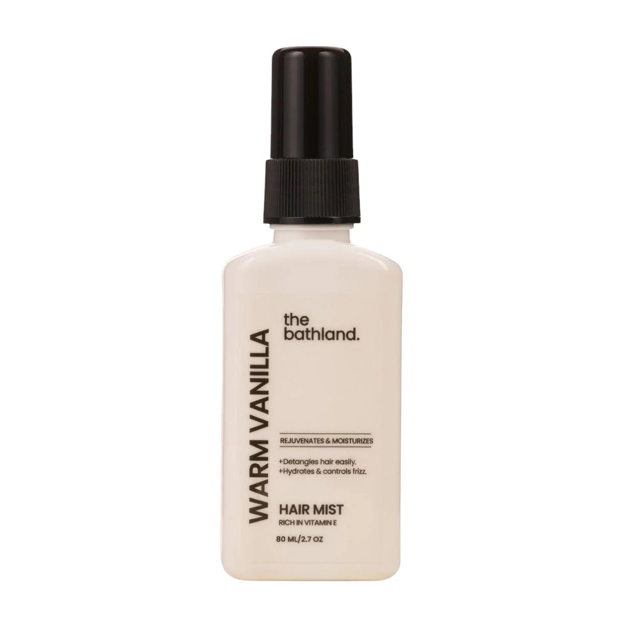 The Bathland Rejuvenates & Moisturizes Warm Vanilla Hair Mist - 80ml - Bloom Pharmacy