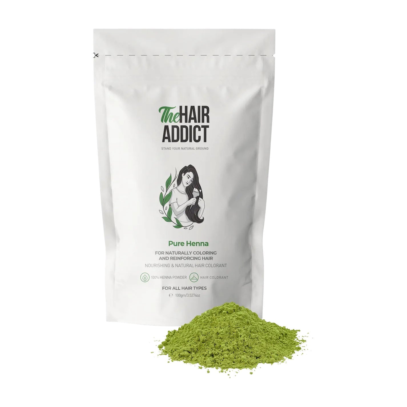 The Hair Addict Pure Henna - Bloom Pharmacy