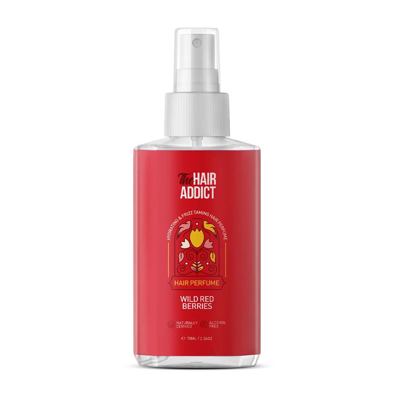 The Hair Addict Red Wild Berries Hair Perfume - 70ml - Bloom Pharmacy