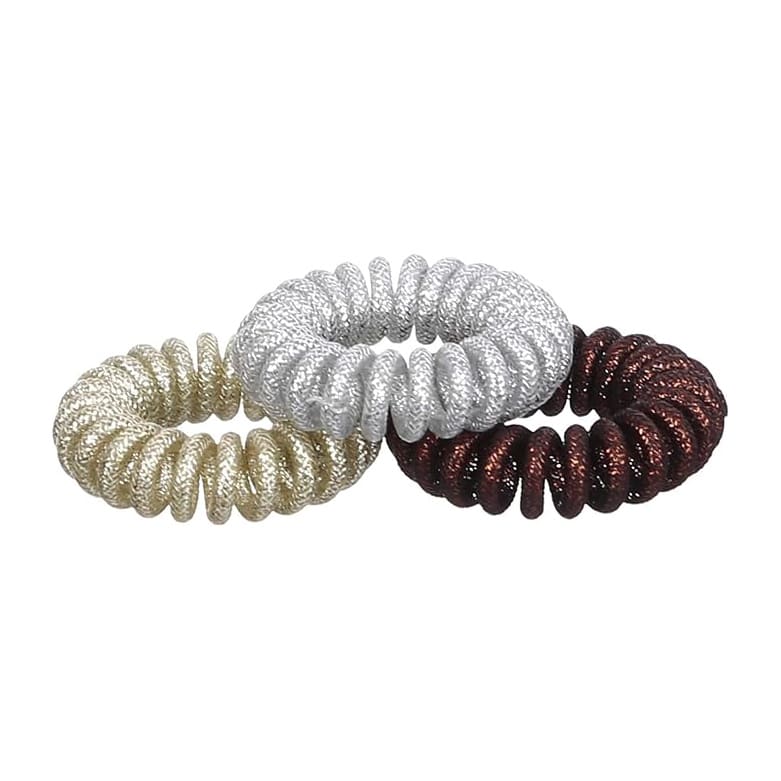 Titania Metallic Glitter Rubber Hair - 3 PCS - Bloom Pharmacy