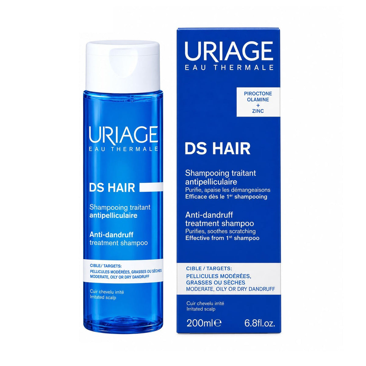 Uriage Ds Hair Anti-Dandruff Treatment Shampoo - 200ml - Bloom Pharmacy