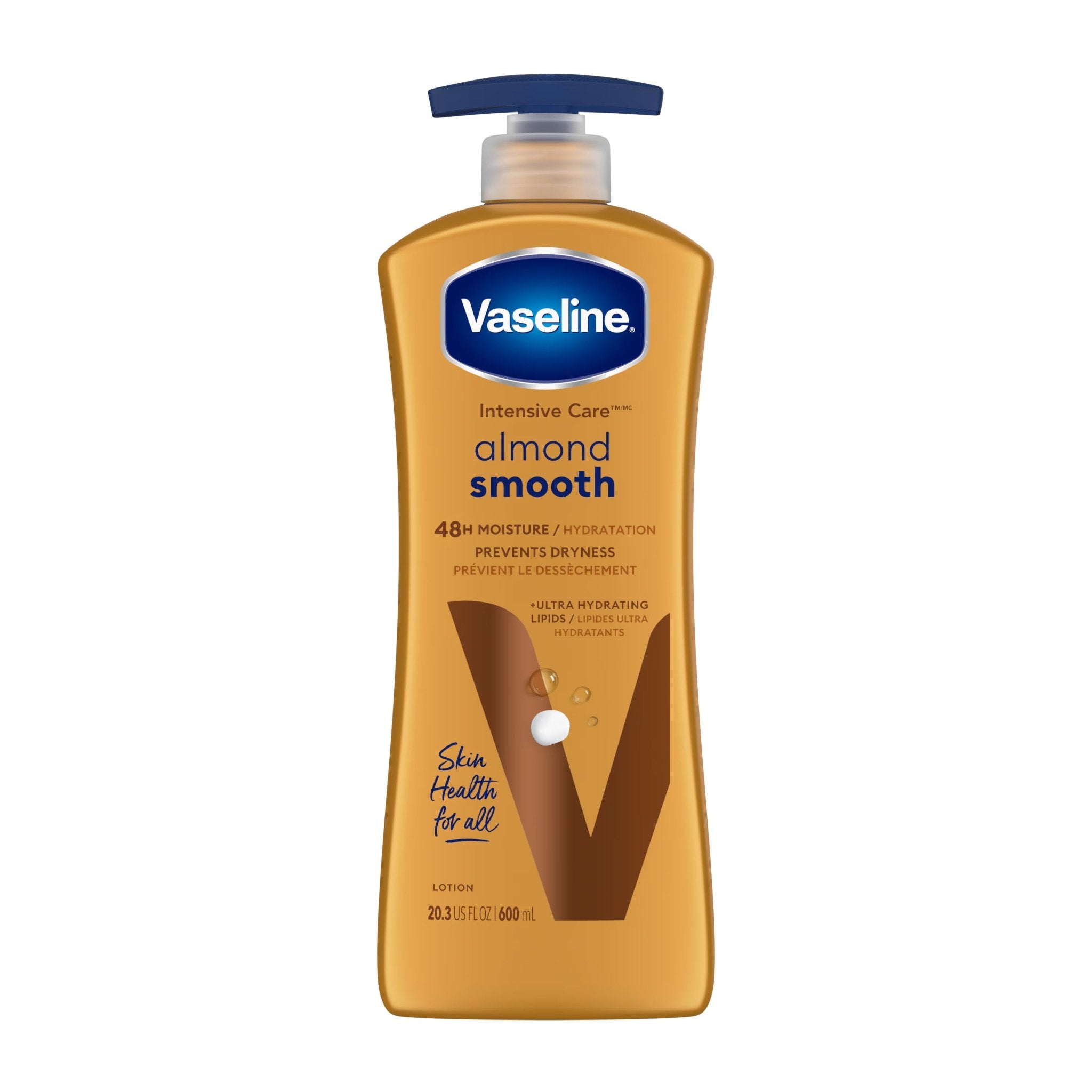 Vaseline Almond Smooth Body Lotion - 600ml - Bloom Pharmacy