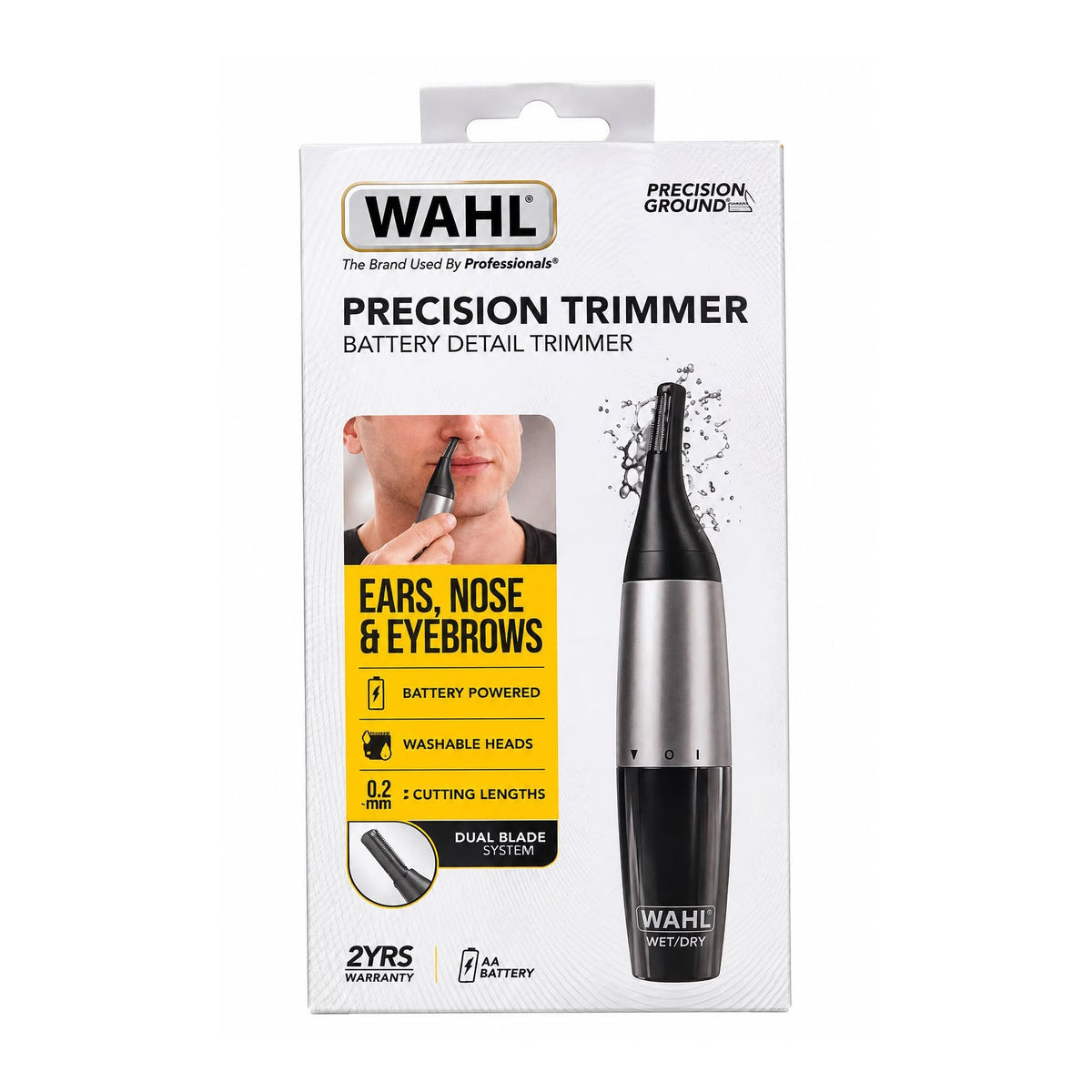 Wahl Precision All In One Hair Trimmer - Black Silver - Bloom Pharmacy