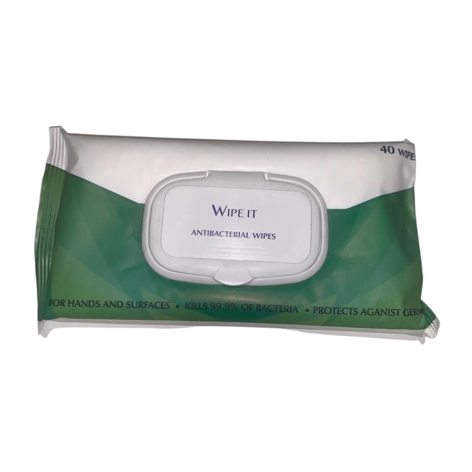 Wipe It Antibacterial Wipes - 40 Wipes - Bloom Pharmacy