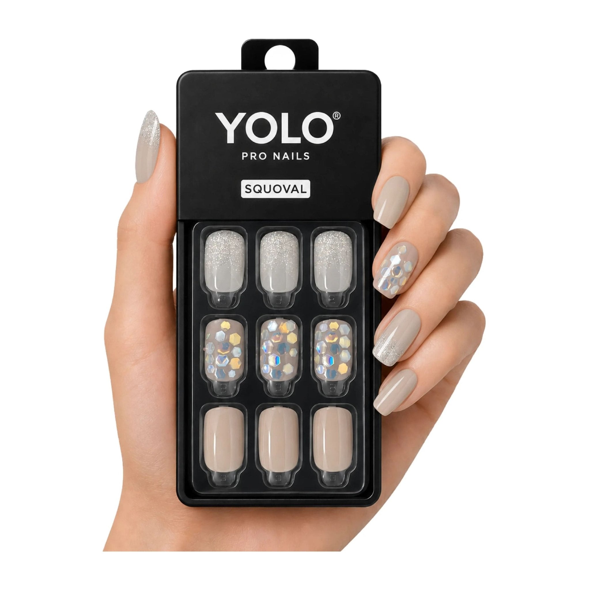 Yolo Squoval Short Pro Nails - SS-134-Golden Hour - Bloom Pharmacy