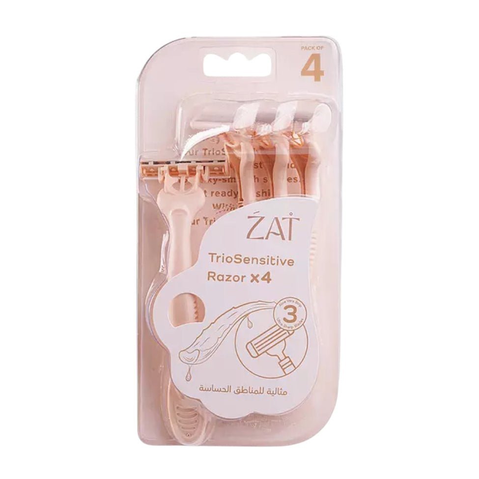 Zat Trio Sensitive Razor - 4 Pcs - Bloom Pharmacy