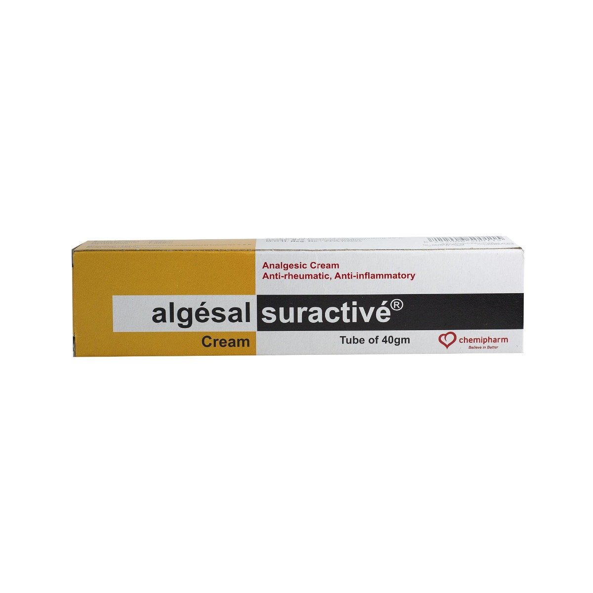 Algesal Suractive Cream - 40 gm - Bloom Pharmacy