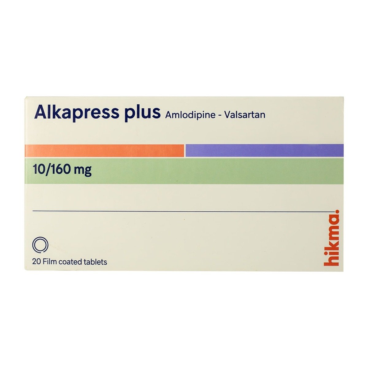 Alkapress Plus 10 mg - 160 mg - 20 Tablets - Bloom Pharmacy