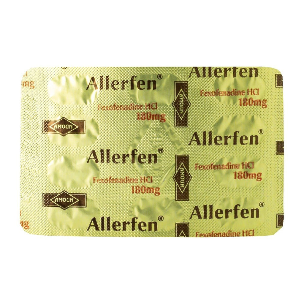 Allerfen 180 mg - 20 Tablets | Bloom Pharmacy