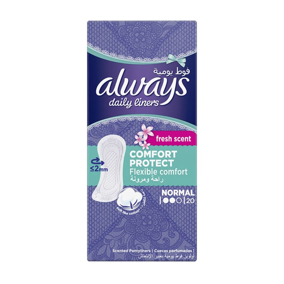 Always Fresh Scent Comfort Protect Normal – 10pcs - Bloom Pharmacy