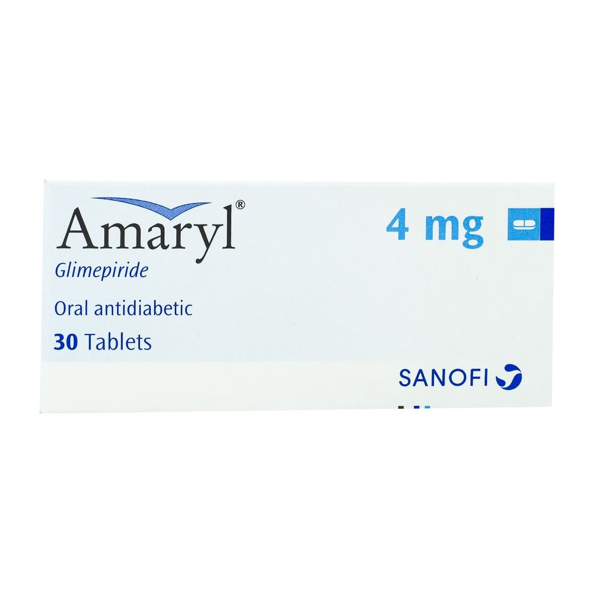 Amaryl 4 mg - 30 Tablets - Bloom Pharmacy
