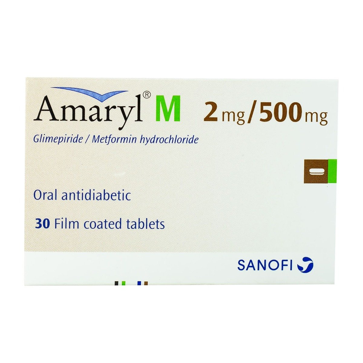 Amaryl M 2 mg/500 mg 30 Tablets Bloom Pharmacy