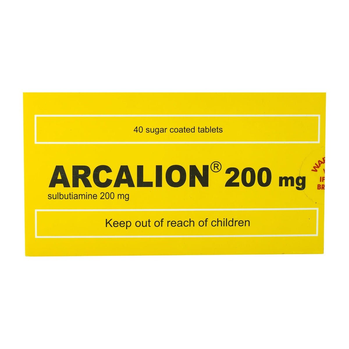 Arcalion 200 mg - 40 Tablets - Bloom Pharmacy