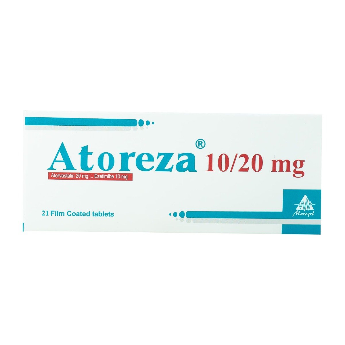 Atoreza 10 mg-20 mg - 21 Tablets - Bloom Pharmacy