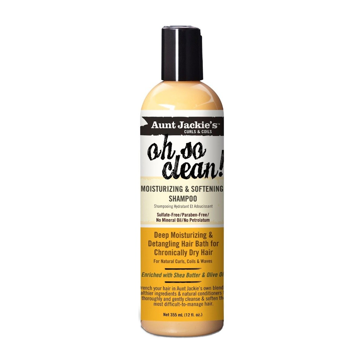 Aunt Jackies Oh So Clean Moisturizing & Softening Shampoo - 355ml - Bloom Pharmacy