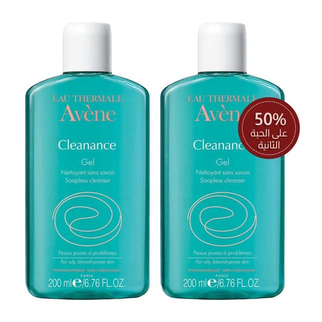 Avene Cleanance Gel Deep Cleanser For Oily Skin - 200ml (50% Off On Second) - Bloom Pharmacy