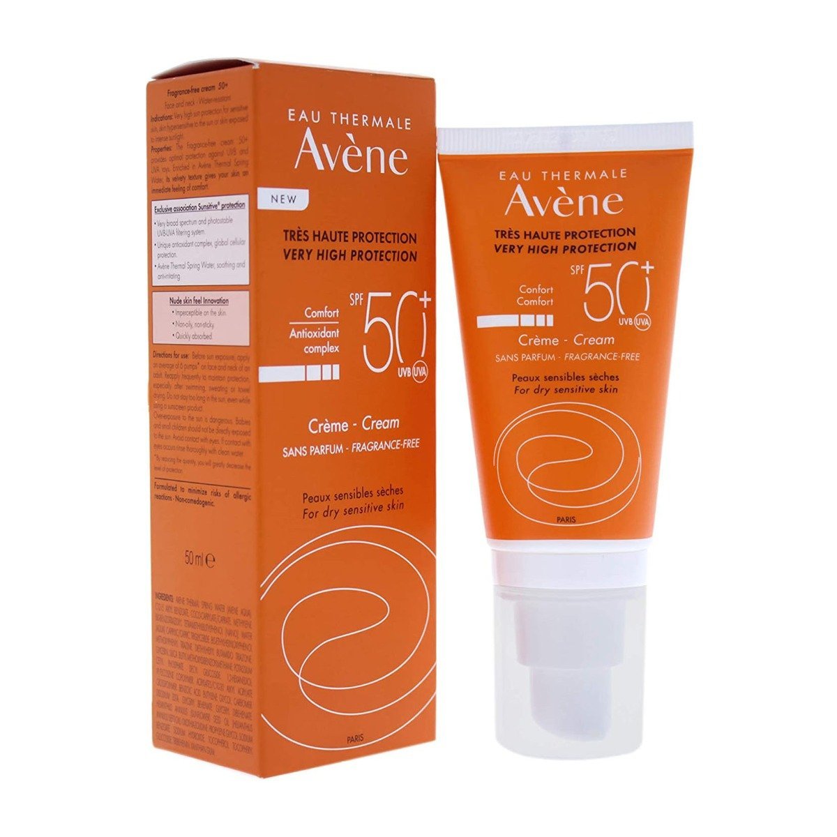 Avene Sun Care Cream SPF 50+ - 50ml - Bloom Pharmacy