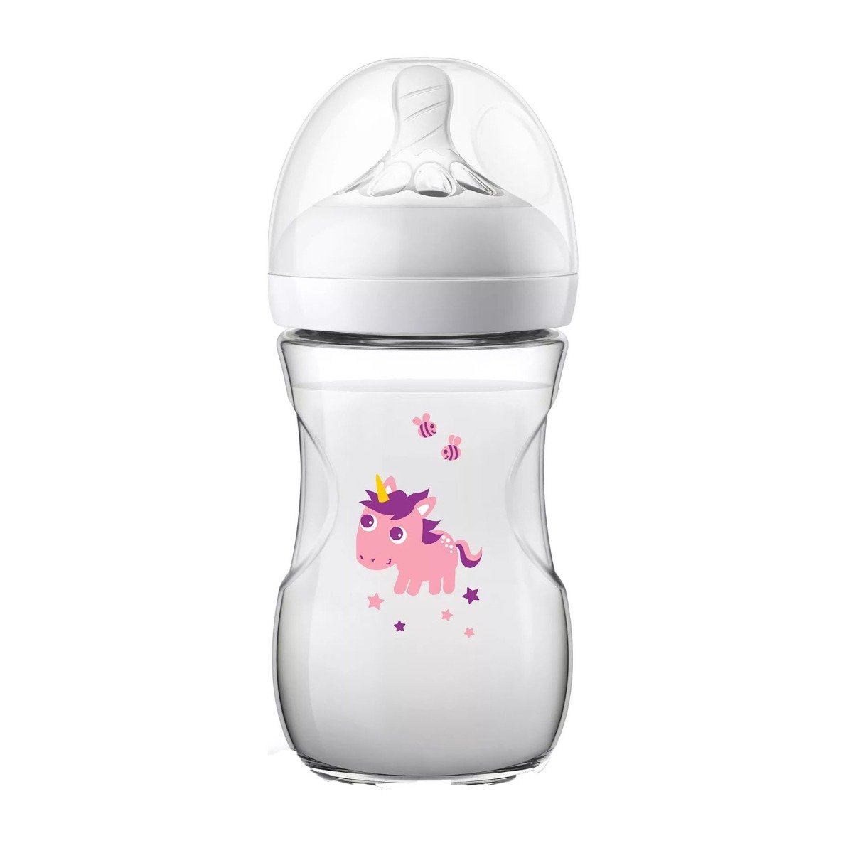 Avent Natural Baby Bottel 260ml 1m+ - Unicorn - Bloom Pharmacy