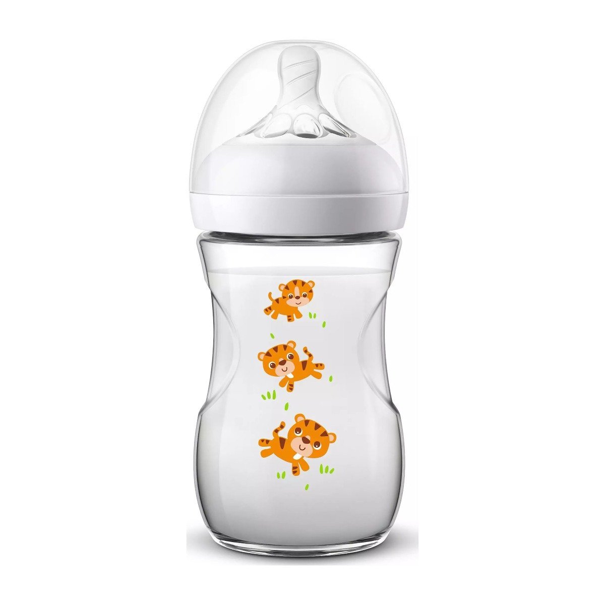 Avent Natural Baby Bottle 260ml 1m+ - Tiger - Bloom Pharmacy