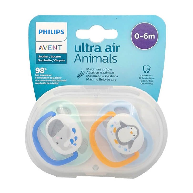 Avent Ultra Air Animals pacifier 0-6m - Bloom Pharmacy