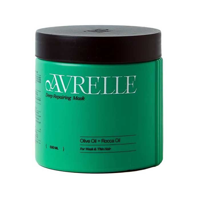 Avrelle Olive Oil & Rocca Oil Hair Mask – 500ml - Bloom Pharmacy