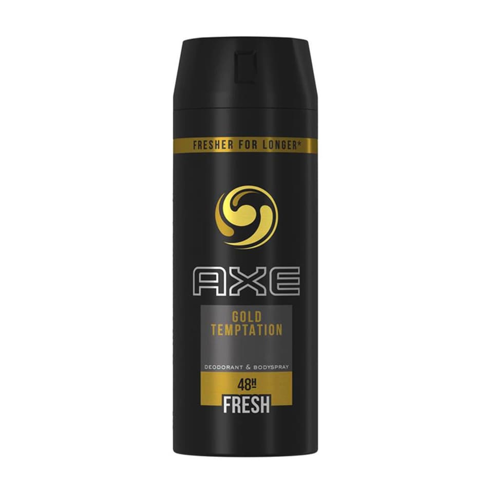 Axe Gold Temptation 48H Fresh Deodorant Body Spray - 150ml - Bloom Pharmacy