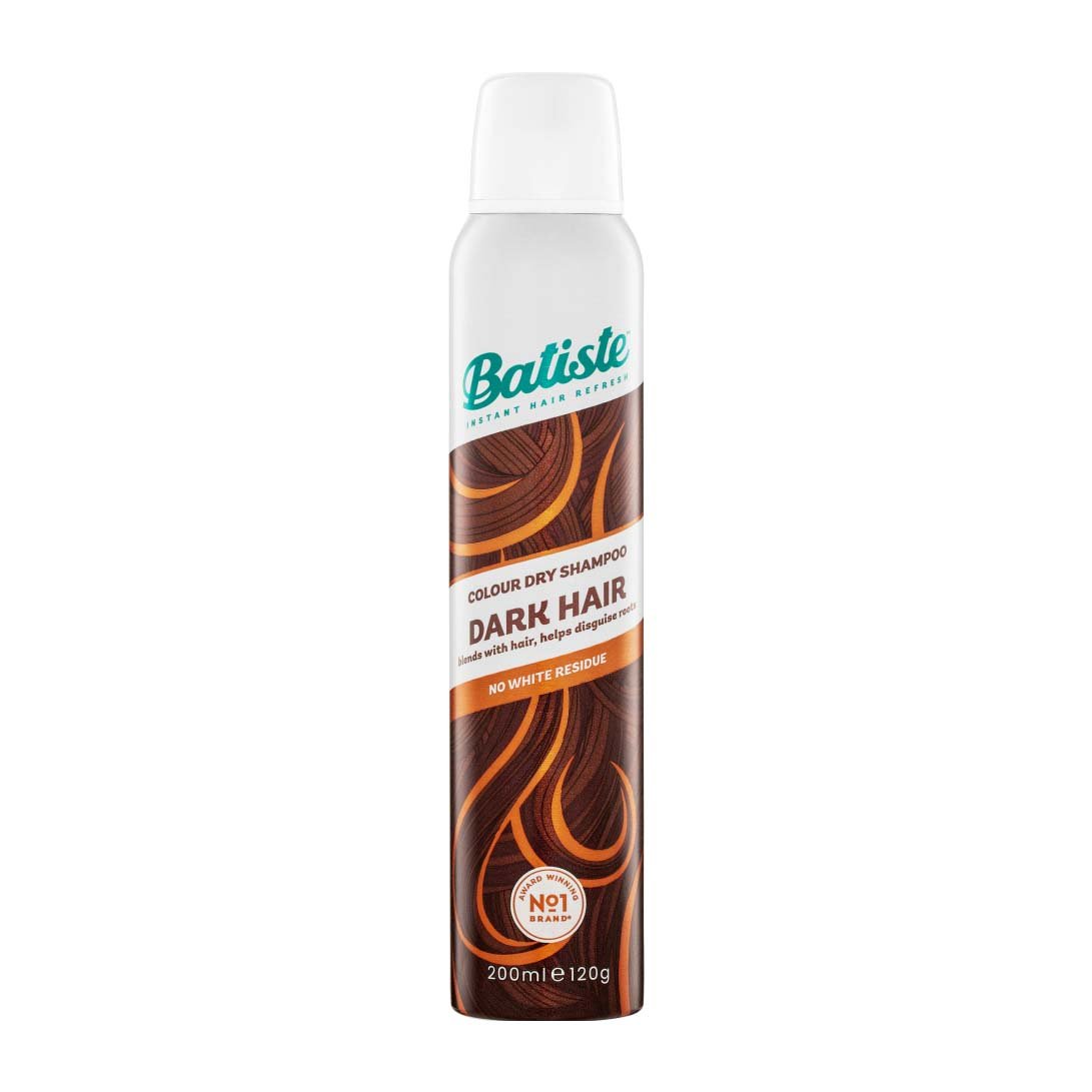 Batiste Colour Dark Hair Dry Shampoo - 200ml - Bloom Pharmacy
