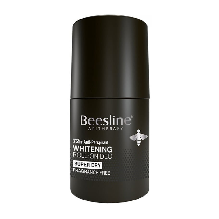 Beesline Natural Whitening Super Dry Fragrance Free 4 In 1 Roll On Deodorant – 50ml - Bloom Pharmacy