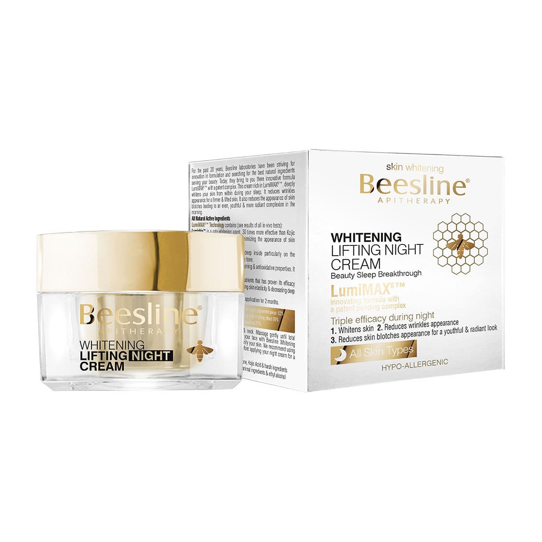 Beesline Whitening Night Care Lumimax Cream - 50ml - Bloom Pharmacy