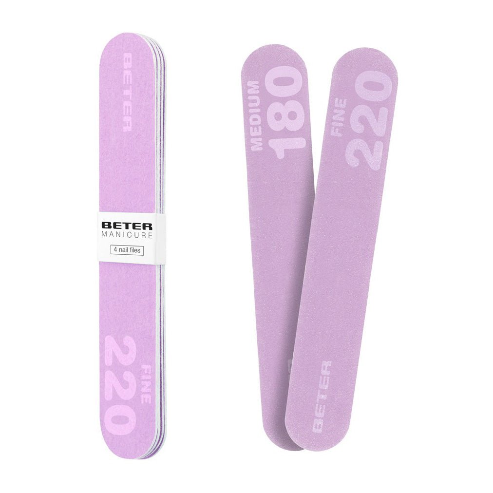 Beter Fibre Glass Files 180/220 Grain – 4Pcs - Bloom Pharmacy