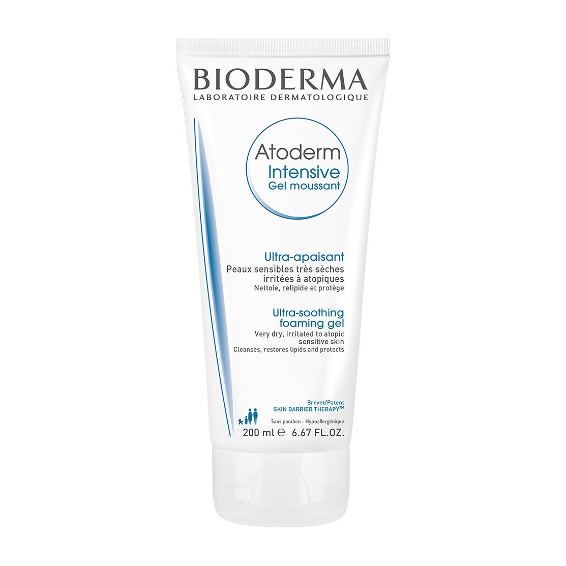 Bioderma Atoderm Intensive Gel Moussant 200ml - Bloom Pharmacy