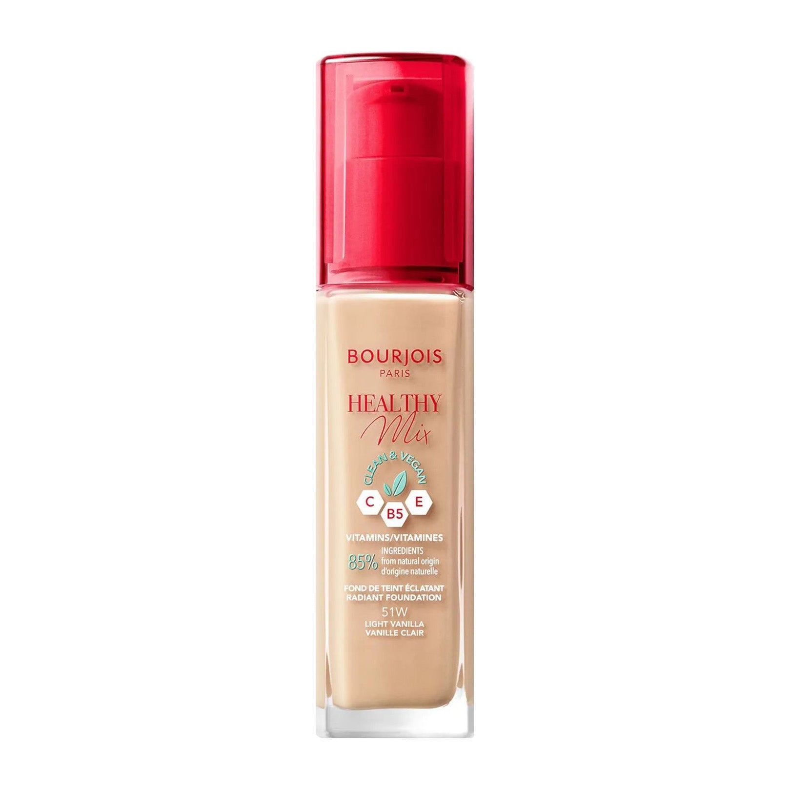 Bourjois Healthy Mix Clean & Vegan Foundation 30ml - Bloom Pharmacy