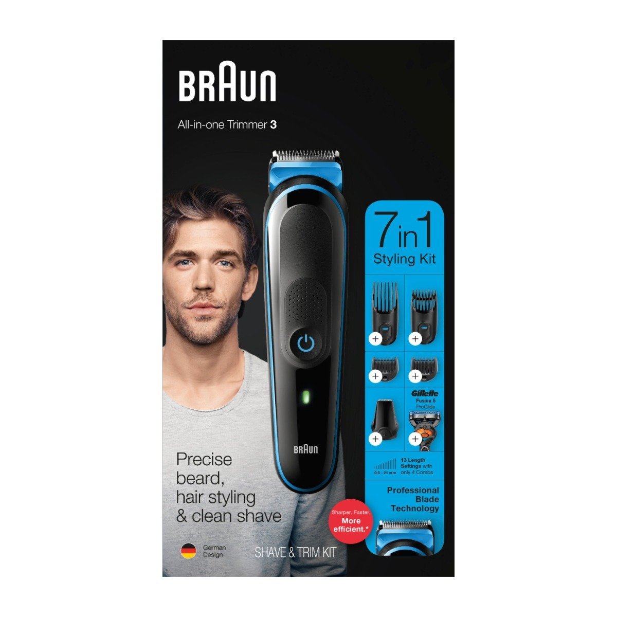 Braun All-In-One Trimmer (3) 7 In 1 Styling Kit - MGK3245 - Bloom Pharmacy