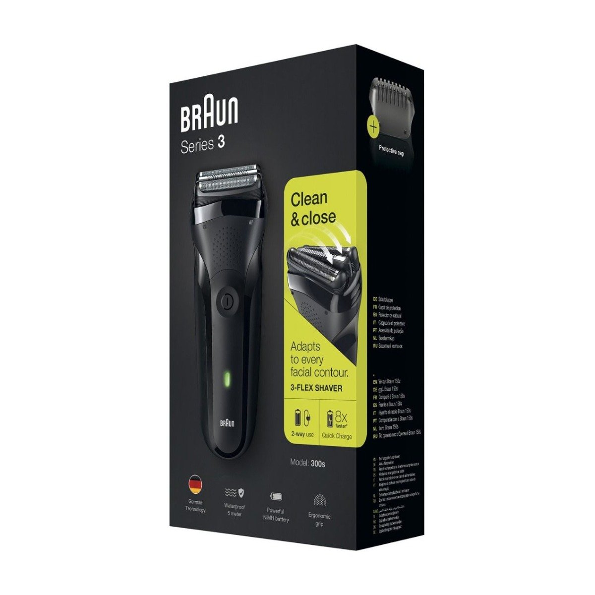 Braun Black Series 3 Clean & Close - 300S - Bloom Pharmacy