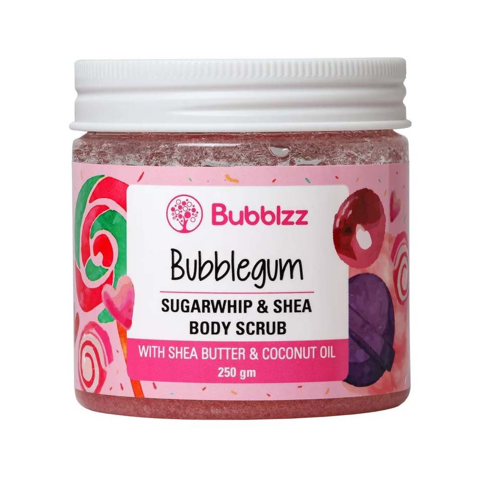Bubblzz Bubblegum Sugar Whip & Shea Body Scrub – 250gm - Bloom Pharmacy