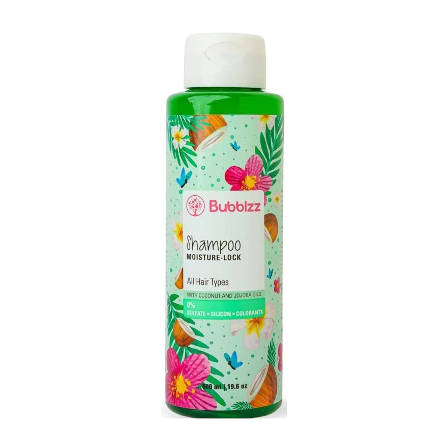 Bubblzz Moisture Lock For All Hair Types Shampoo - 500ml - Bloom Pharmacy
